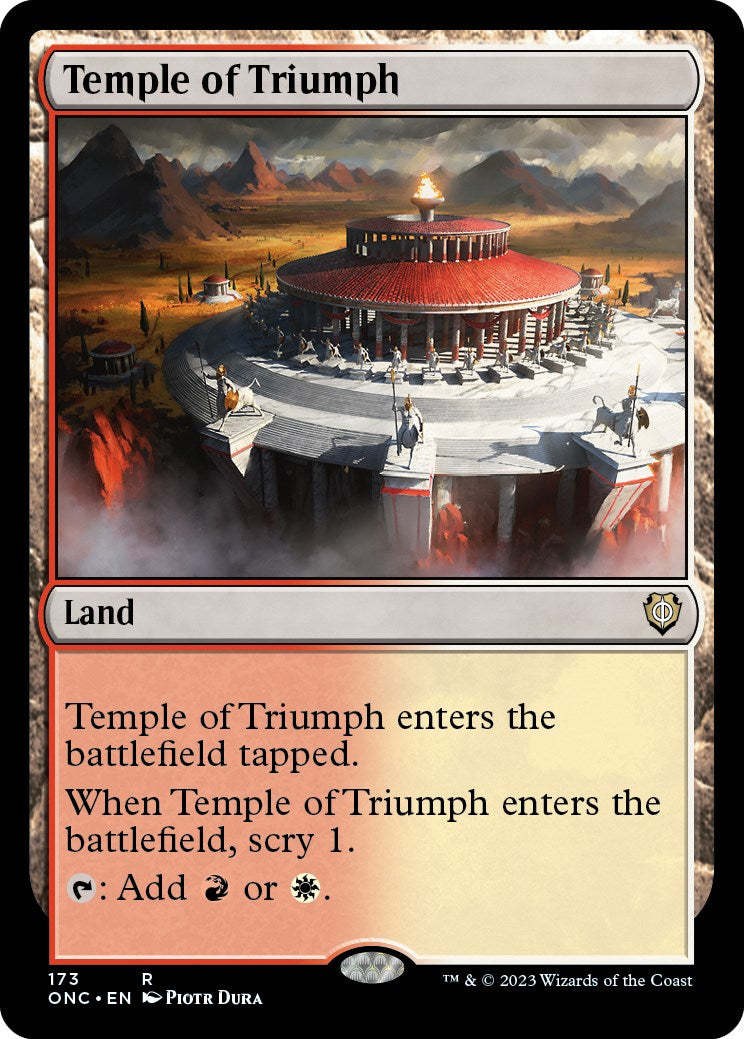 Temple of Triumph [Phyrexia: All Will Be One Commander] | North Game Den