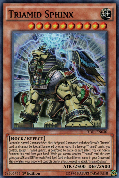 Triamid Sphinx [TDIL-EN030] Super Rare | North Game Den