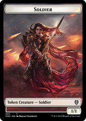 Soldier (007) // Angel Double-Sided Token [Phyrexia: All Will Be One Commander Tokens] | North Game Den