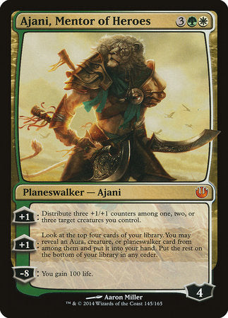 Ajani, Mentor of Heroes [Journey into Nyx] | North Game Den