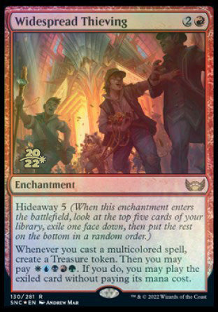 Widespread Thieving [Streets of New Capenna Prerelease Promos] | North Game Den
