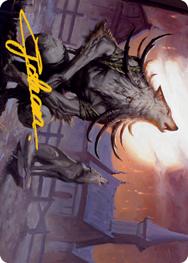 Lord of the Ulvenwald Art Card (Gold-Stamped Signature) [Innistrad: Midnight Hunt Art Series] | North Game Den