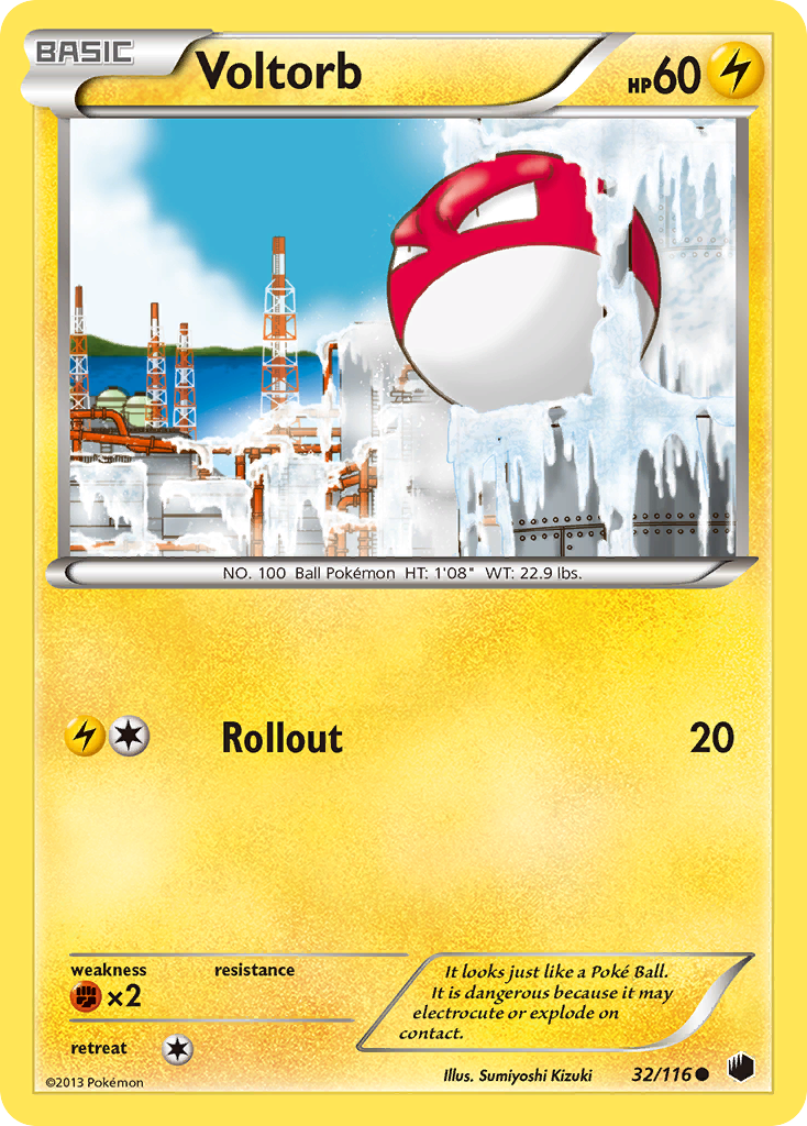 Voltorb (32/116) [Black & White: Plasma Freeze] | North Game Den