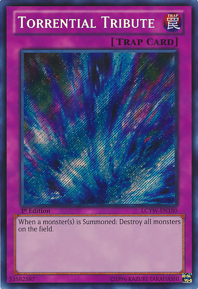 Torrential Tribute [LCYW-EN180] Secret Rare | North Game Den