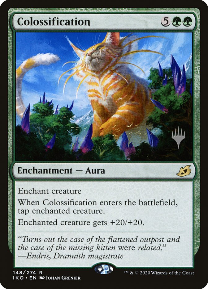 Colossification (Promo Pack) [Ikoria: Lair of Behemoths Promos] | North Game Den