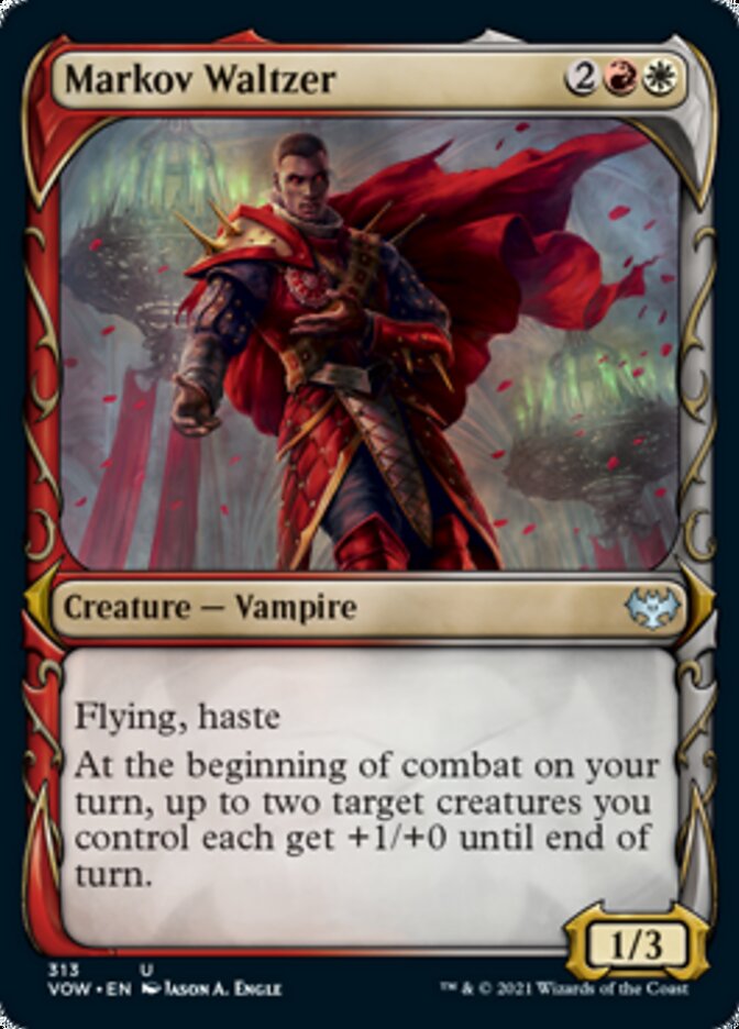 Markov Waltzer (Showcase Fang Frame) [Innistrad: Crimson Vow] | North Game Den