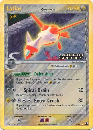 Latias (8/113) (Delta Species) (Stamped) [EX: Delta Species] | North Game Den