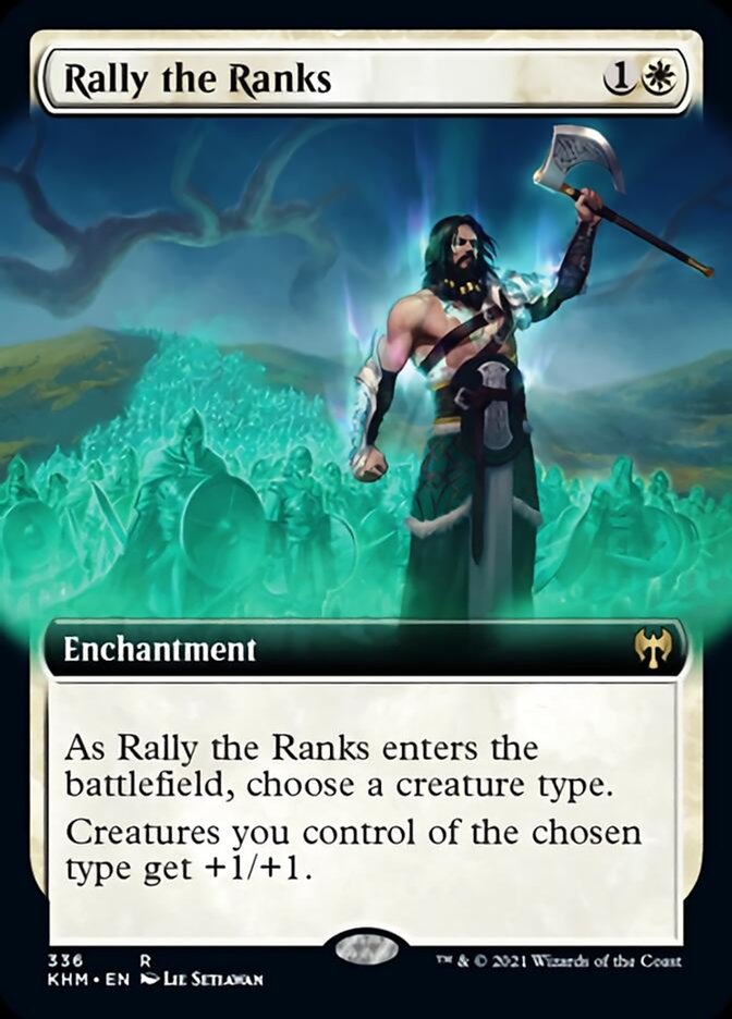 Rally the Ranks (Extended Art) [Kaldheim] | North Game Den