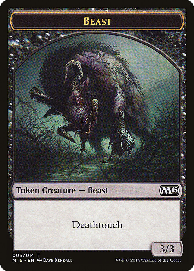 Beast (005/014) [Magic 2015 Tokens] | North Game Den