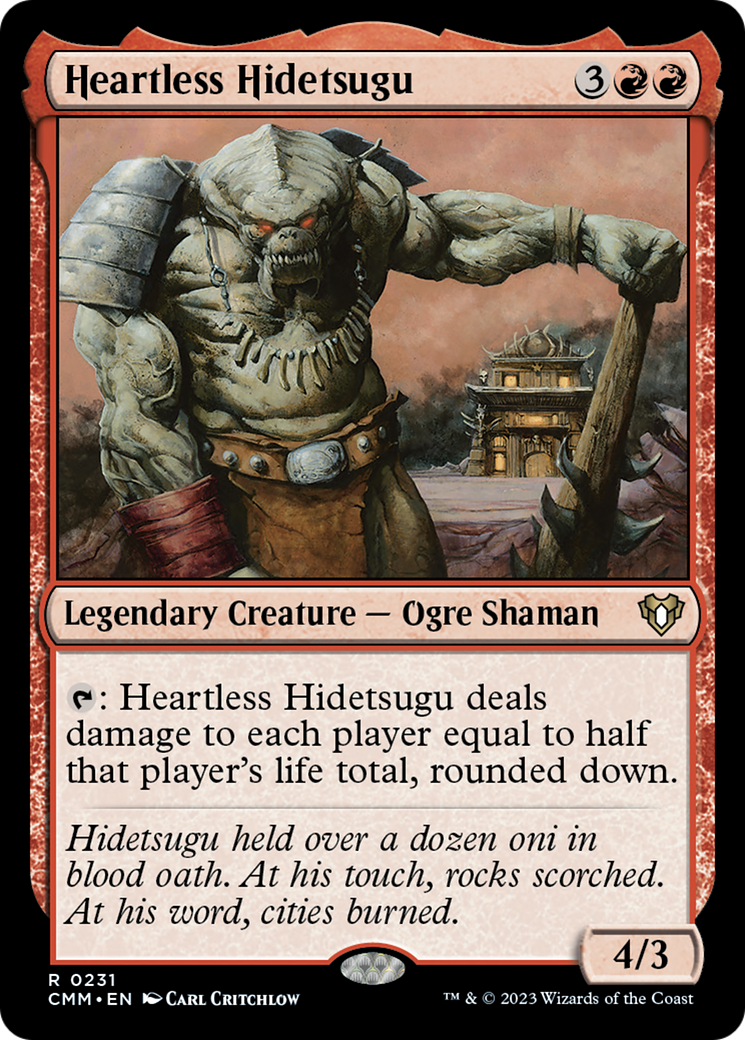 Heartless Hidetsugu [Commander Masters] | North Game Den