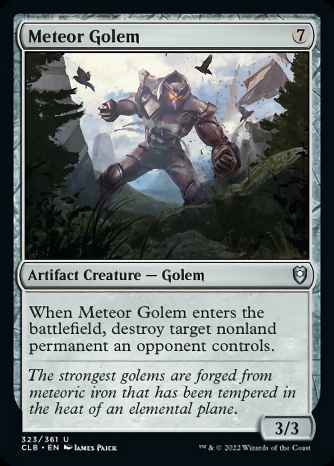 Meteor Golem [Commander Legends: Battle for Baldur's Gate] | North Game Den