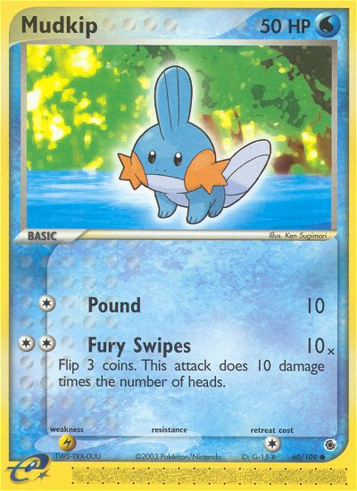 Mudkip (60/109) [EX: Ruby & Sapphire] | North Game Den