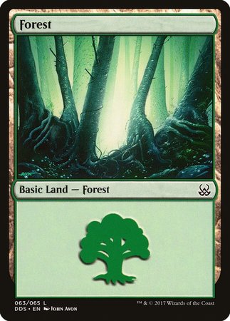 Forest (63) [Duel Decks: Mind vs. Might] | North Game Den