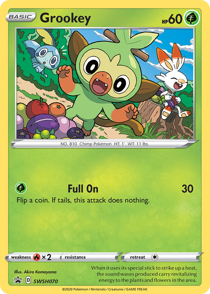 Grookey (SWSH070) [Sword & Shield: Black Star Promos] | North Game Den