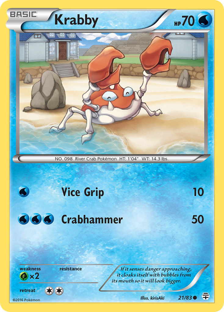 Krabby (21/83) [XY: Generations] | North Game Den