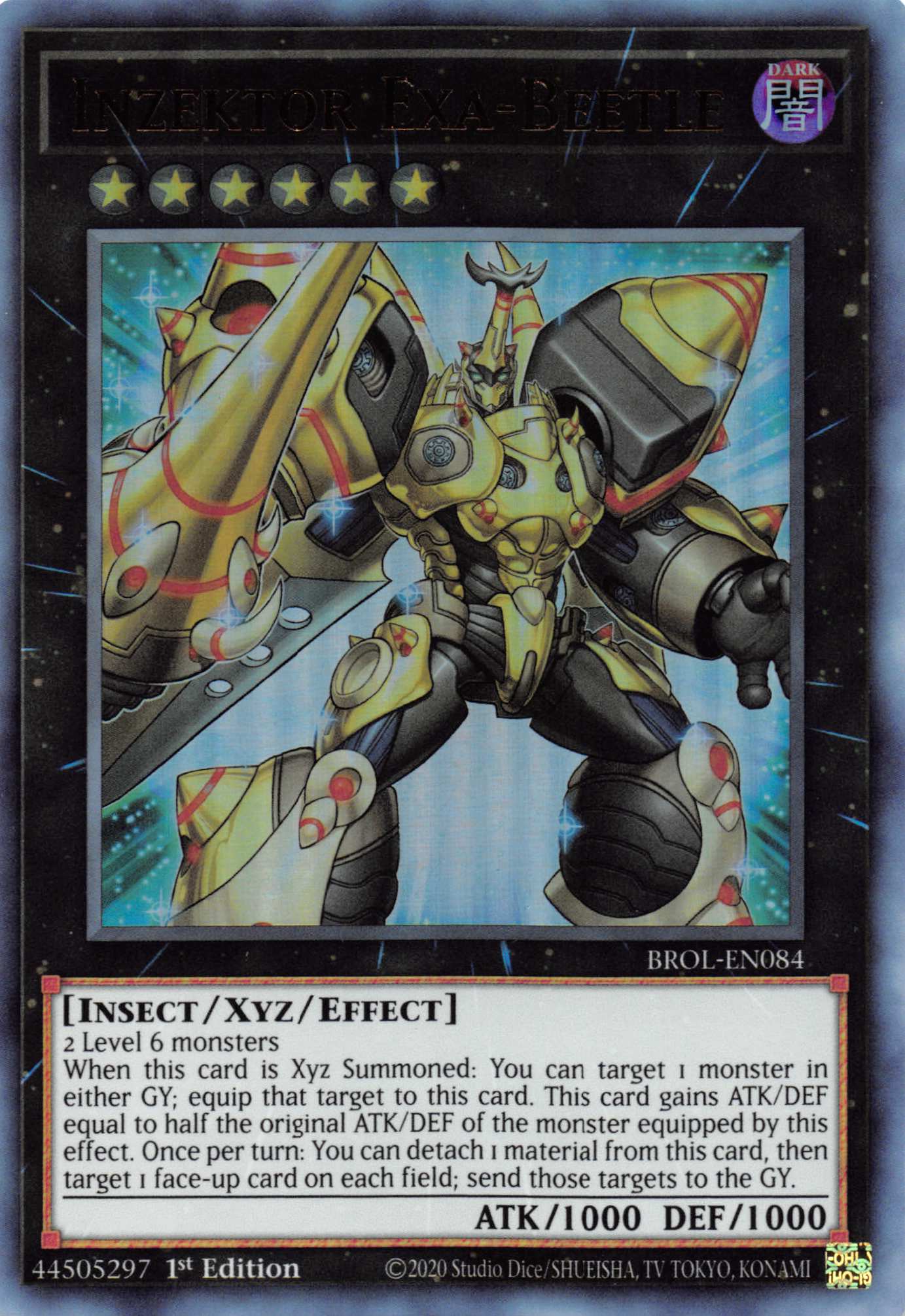 Inzektor Exa-Beetle [BROL-EN084] Ultra Rare | North Game Den