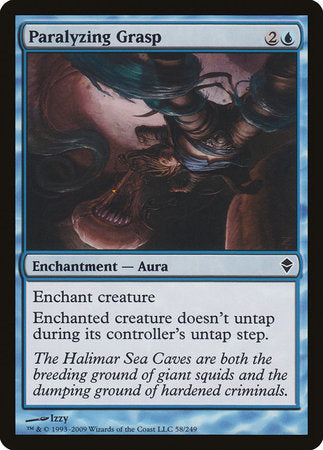 Paralyzing Grasp [Zendikar] | North Game Den