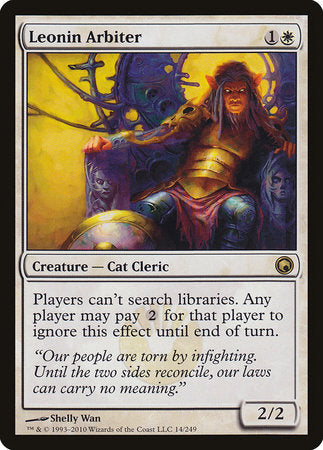 Leonin Arbiter [Scars of Mirrodin] | North Game Den
