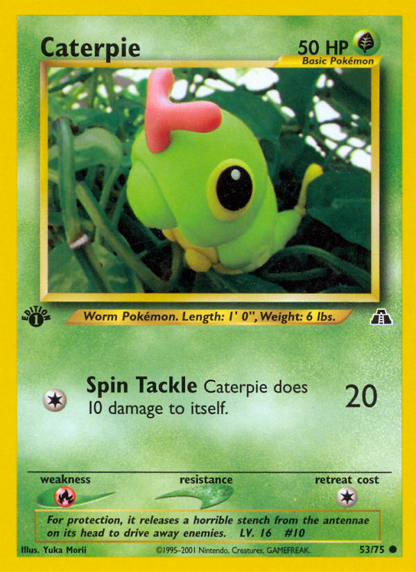 Caterpie (53/75) [Neo Discovery 1st Edition] | North Game Den