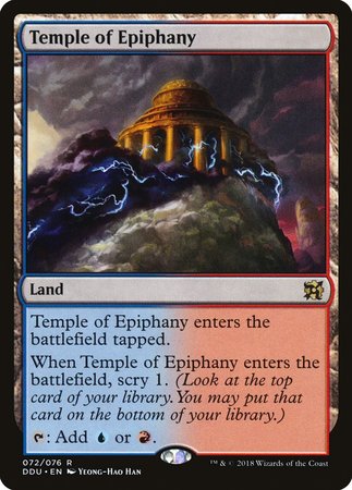 Temple of Epiphany [Duel Decks: Elves vs. Inventors] | North Game Den