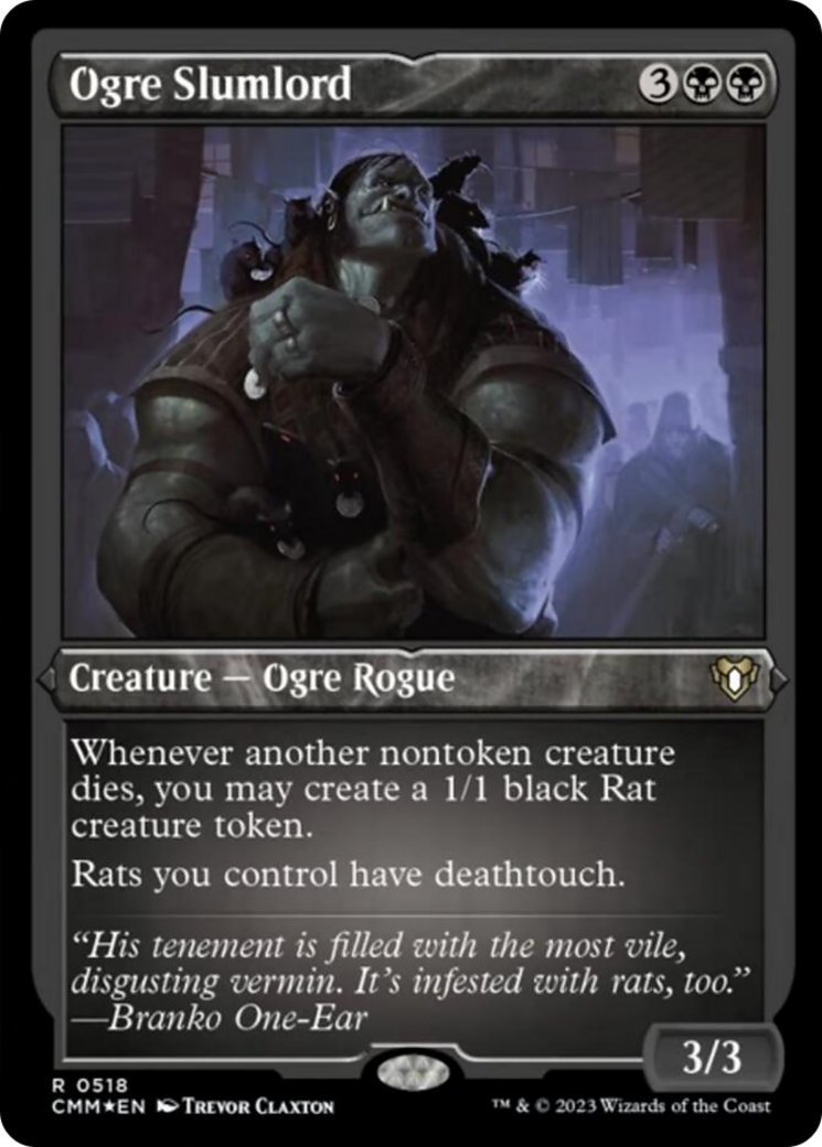 Ogre Slumlord (Foil Etched) [Commander Masters] | North Game Den