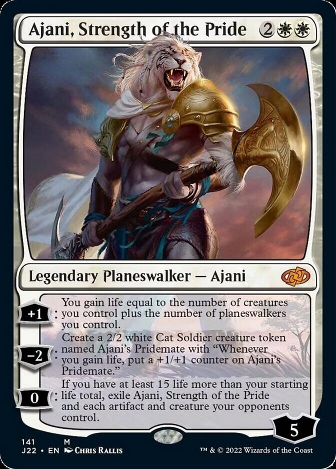 Ajani, Strength of the Pride [Jumpstart 2022] | North Game Den