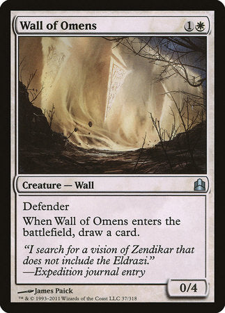 Wall of Omens [Commander 2011] | North Game Den