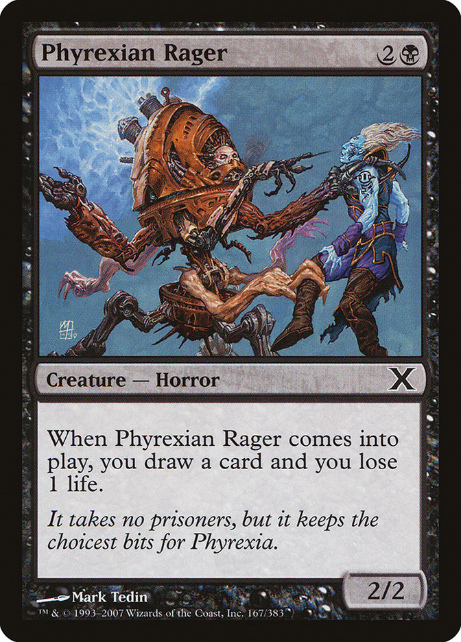 Phyrexian Rager [Tenth Edition] | North Game Den