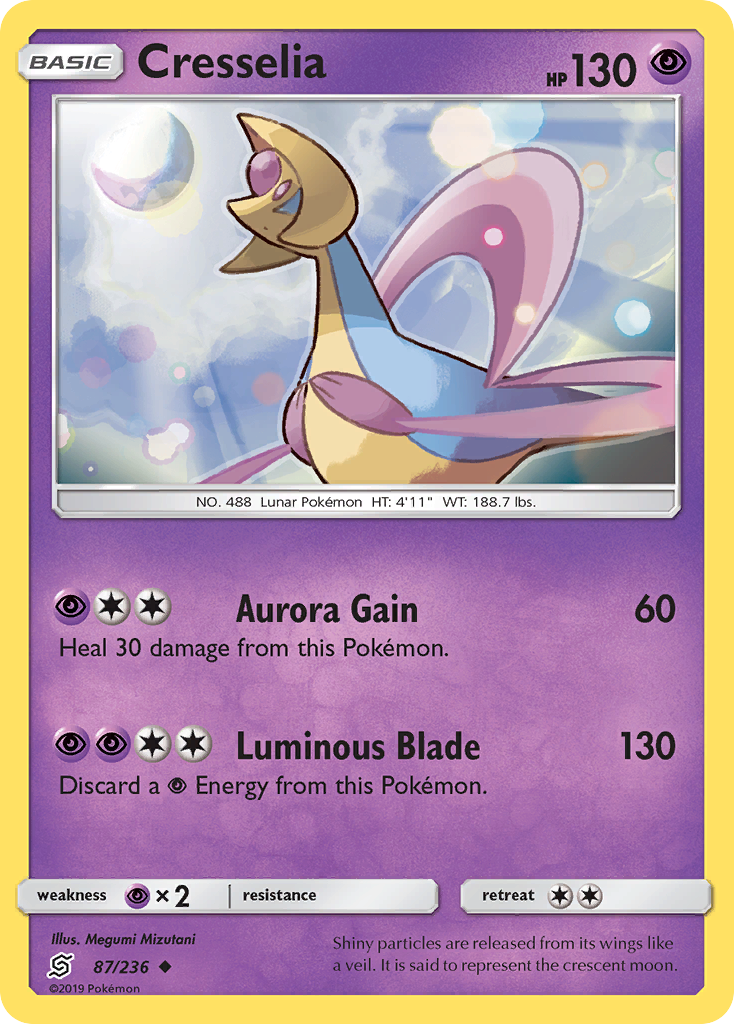 Cresselia (87/236) [Sun & Moon: Unified Minds] | North Game Den