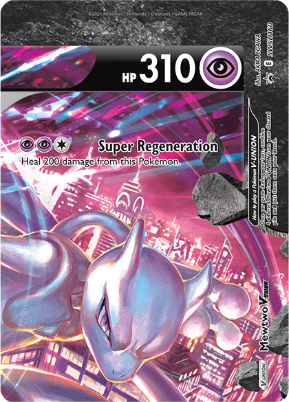 Mewtwo V-Union (SWSH160) [Sword & Shield: Black Star Promos] | North Game Den