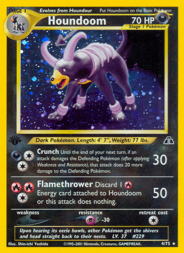 Houndoom (4/75) [Neo Discovery 1st Edition] | North Game Den