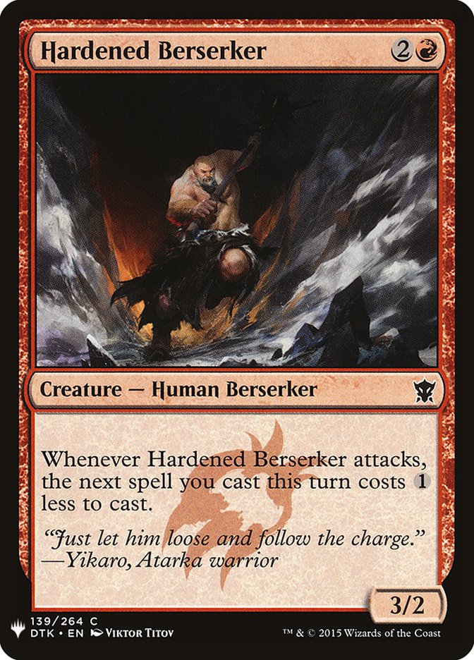 Hardened Berserker [Mystery Booster] | North Game Den