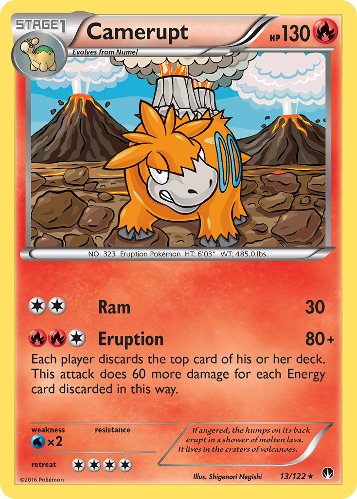 Camerupt (13/122) [XY: BREAKpoint] | North Game Den