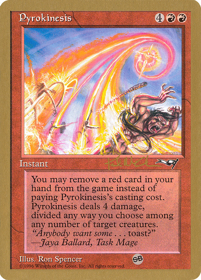 Pyrokinesis (Paul McCabe) (SB) [World Championship Decks 1997] | North Game Den