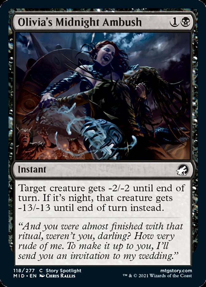 Olivia's Midnight Ambush [Innistrad: Midnight Hunt] | North Game Den
