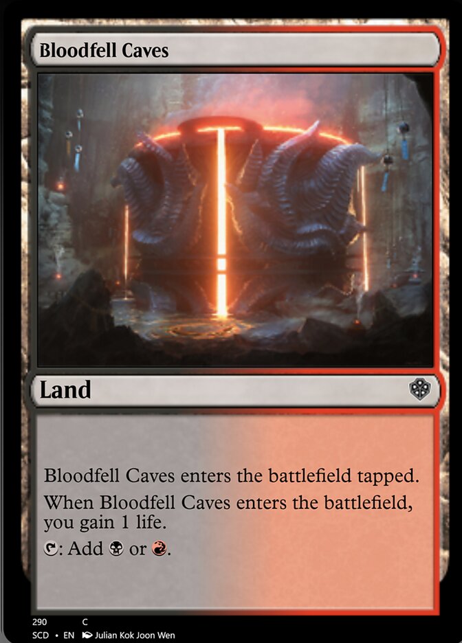 Bloodfell Caves [Starter Commander Decks] | North Game Den