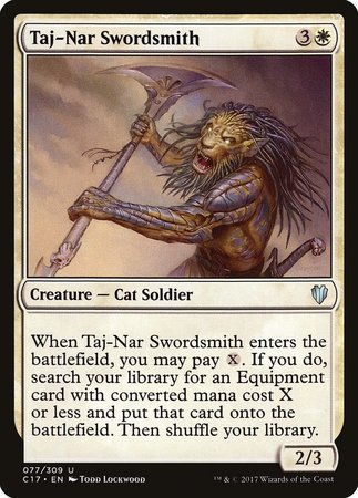 Taj-Nar Swordsmith [Commander 2017] | North Game Den