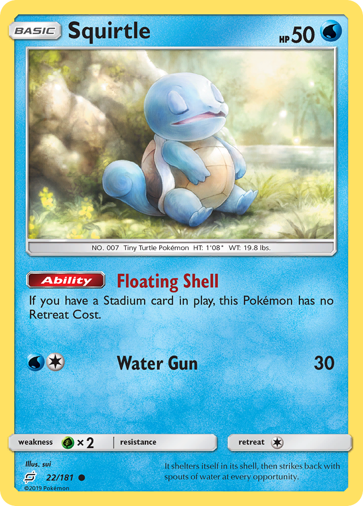 Squirtle (22/181) [Sun & Moon: Team Up] | North Game Den