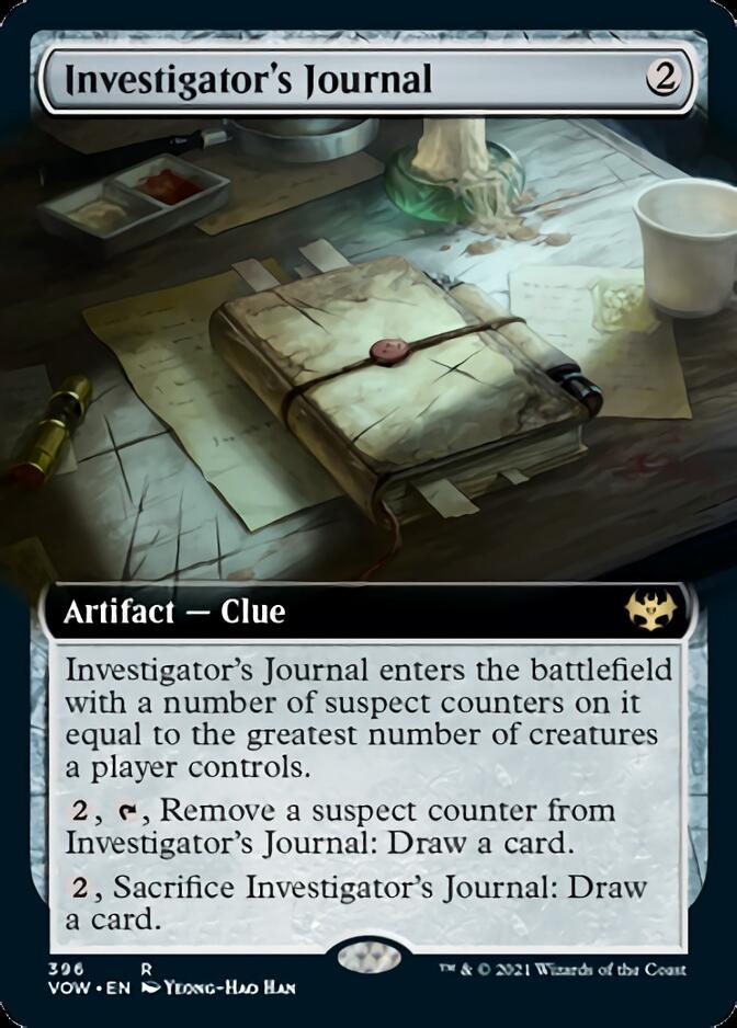 Investigator's Journal (Extended) [Innistrad: Crimson Vow] | North Game Den