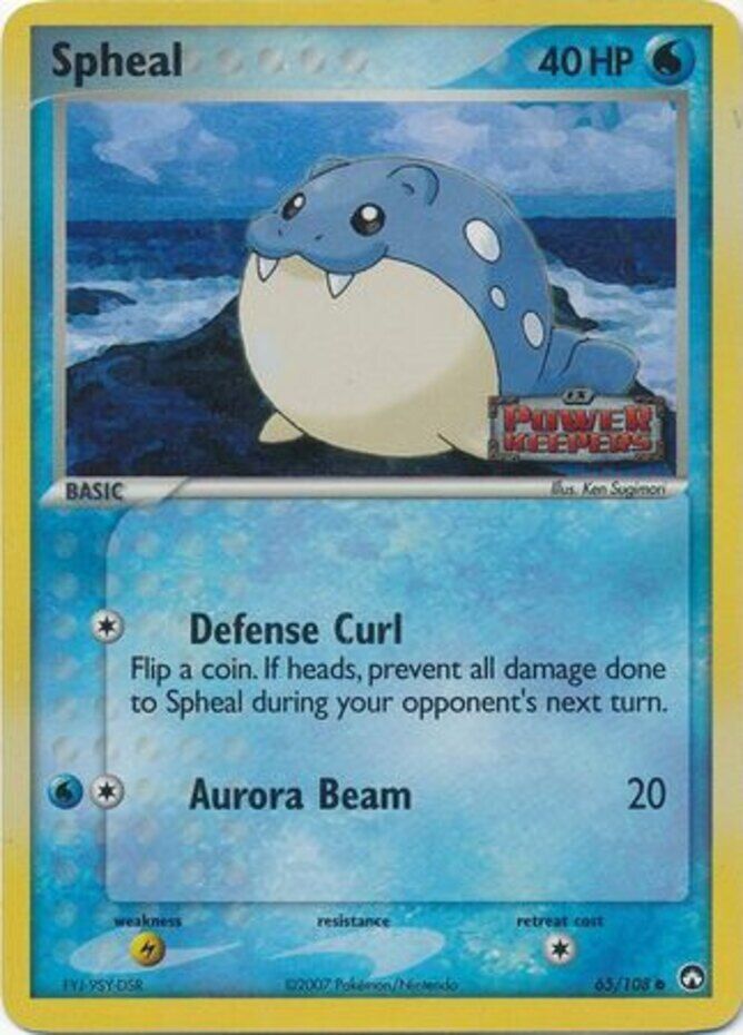 Spheal (65/108) (Stamped) [EX: Power Keepers] | North Game Den