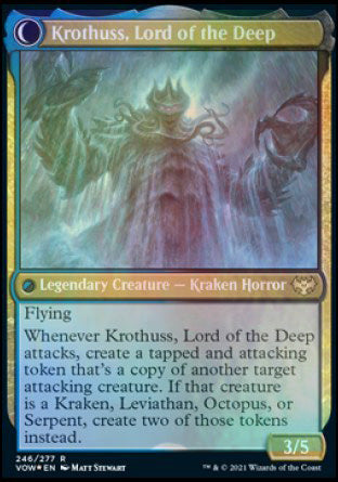 Runo Stromkirk // Krothuss, Lord of the Deep [Innistrad: Crimson Vow Prerelease Promos] | North Game Den