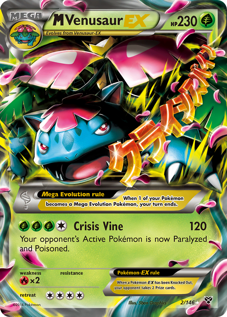 M Venusaur EX (2/146) [XY: Base Set] | North Game Den