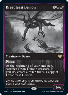 Dreadfeast Demon [Innistrad: Double Feature] | North Game Den