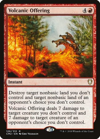 Volcanic Offering [Commander Anthology Volume II] | North Game Den