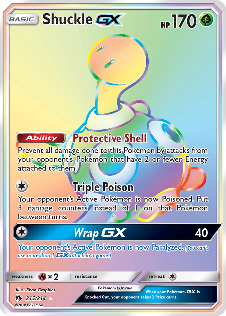 Shuckle GX (215/214) [Sun & Moon: Lost Thunder] | North Game Den