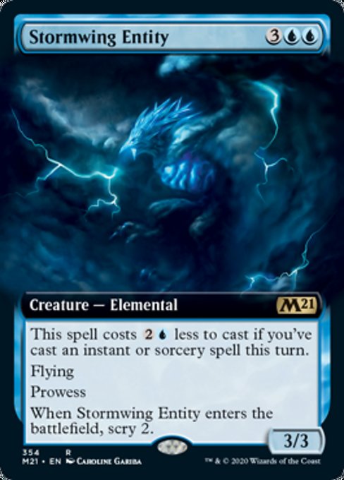 Stormwing Entity (Extended Art) [Core Set 2021] | North Game Den