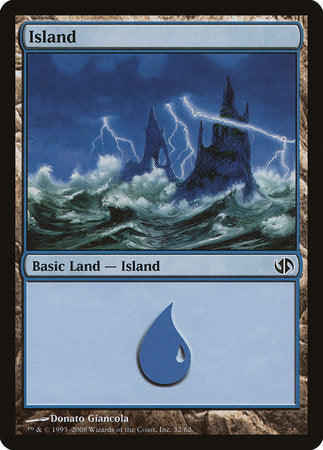 Island (32) [Duel Decks: Jace vs. Chandra] | North Game Den