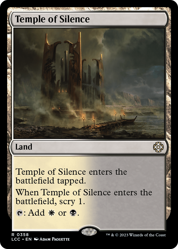 Temple of Silence [The Lost Caverns of Ixalan Commander] | North Game Den