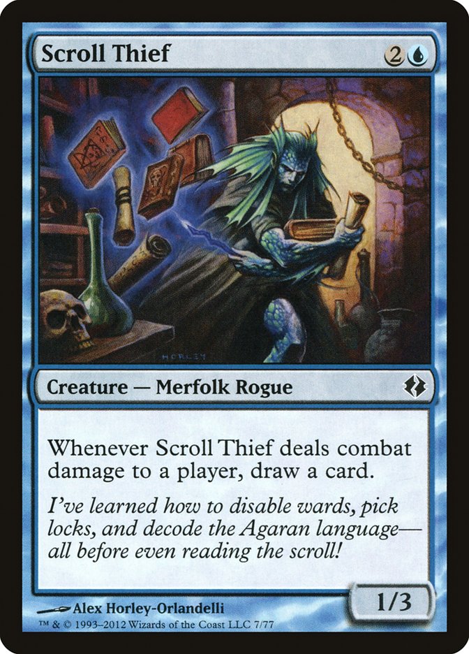 Scroll Thief [Duel Decks: Venser vs. Koth] | North Game Den