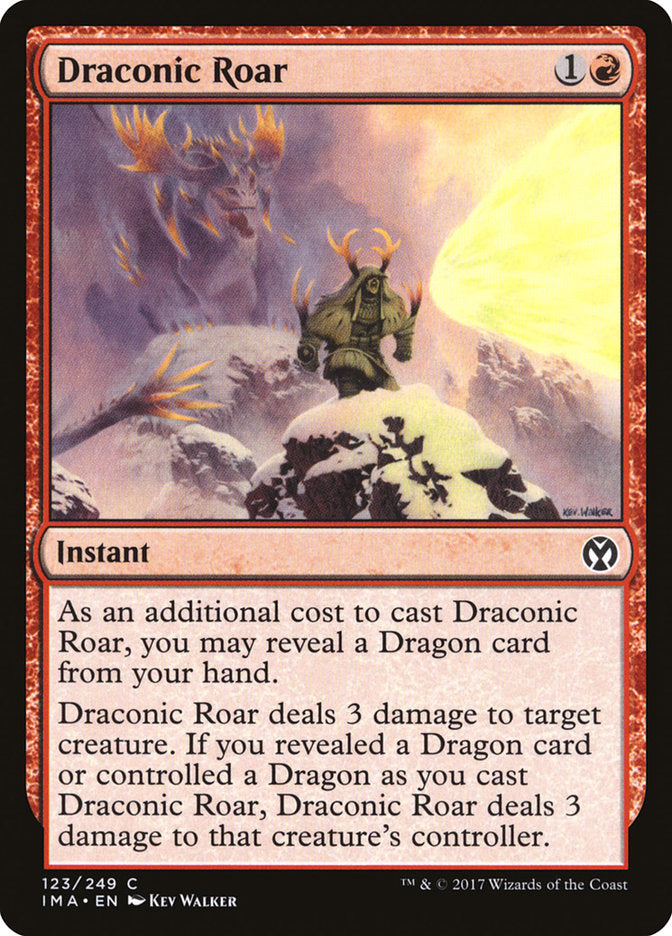 Draconic Roar [Iconic Masters] | North Game Den